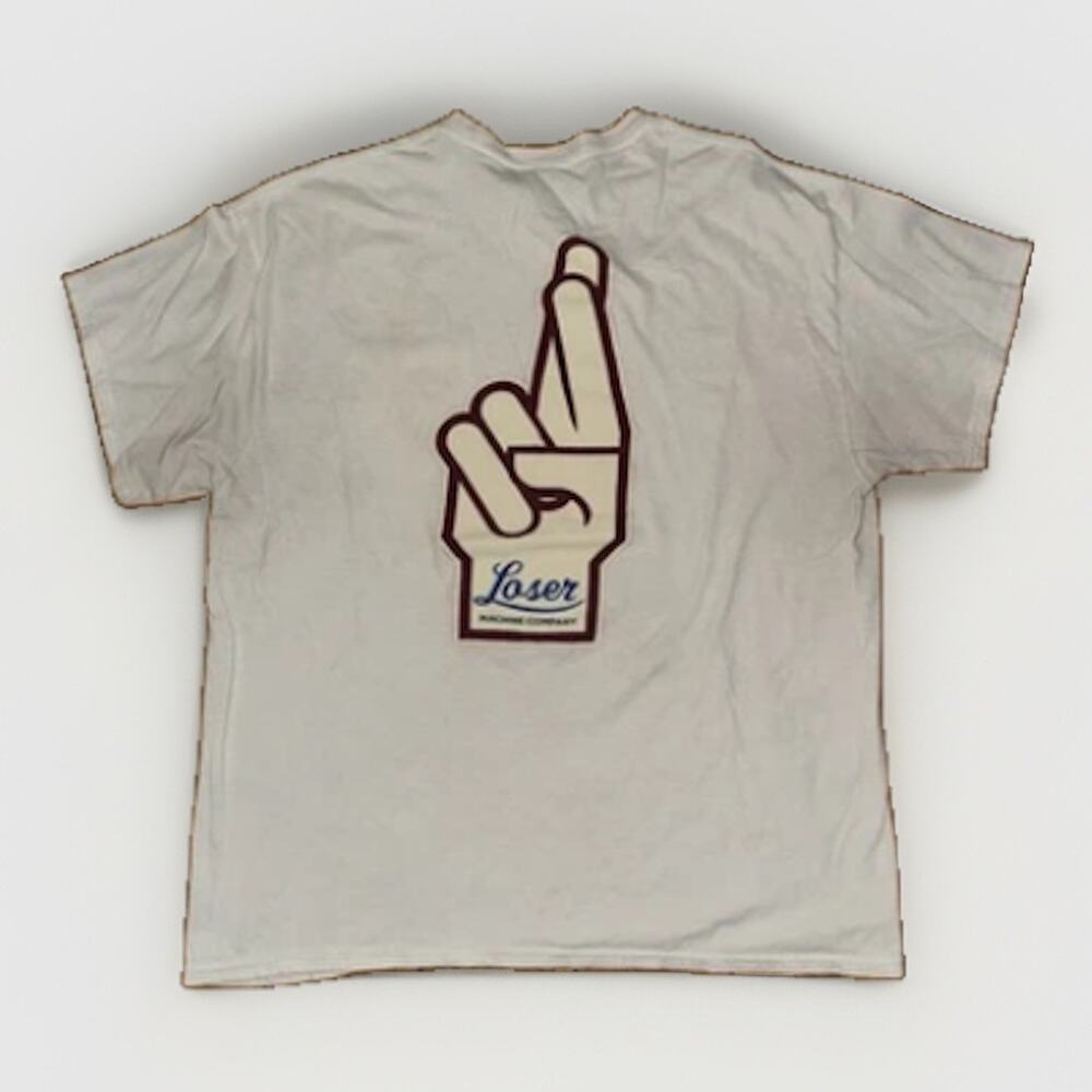 Loser Machine T-Shirt White XL 23x29